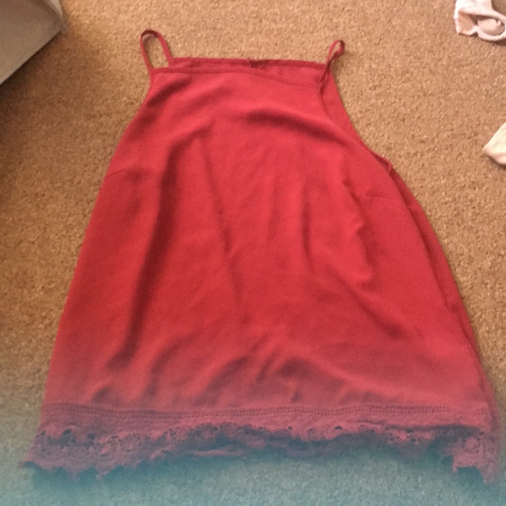Maroon tank top